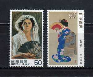 193217 日本 1980年 近代美術シリーズ 7集 2種完揃 未使用ＮＨ