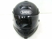 中古現状 SHOEI ★ サイズXS 53cm マルチテック システムヘルメット 2010年製 ショウエイ MULTITEC 艶消し黒 マットブラック_画像2