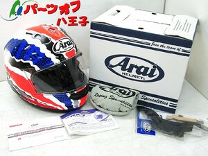 中古現状 アライ ★ サイズL 59-60cm RX-7X 南海部品オリジナル ミック・ドゥーハン レプリカヘルメット フルフェイスヘルメット RX7X