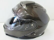 中古 SHOEI ★ サイズ XL 61cm ネオテック2 システムヘルメット アンスラサイトメタリック 2019年製 ショウエイ_画像4