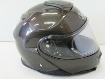 中古 SHOEI ★ サイズ XL 61cm ネオテック2 システムヘルメット アンスラサイトメタリック 2019年製 ショウエイ_画像6