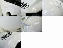 中古現状 SHOEI ★ サイズL 59cm VFX-DT オフロードヘルメット ホワイト モトクロス エンデューロ ショウエイ ショーエイ_画像8