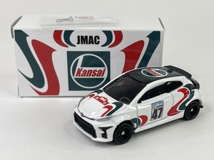 トミカ 50 トヨタ GR ヤリス W/「JMAC 2021 KANSAI」緑赤色タンポ JMAC KANSAI特注