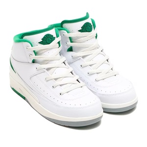 ナイキ 20.5cm US1.5Y ジョーダン 2 レトロ PS ホワイト グリーン NIKE JORDAN 2 RETRO (PS) ジュニア キッズ シューズ 子供靴