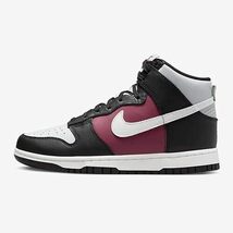 ナイキ 23.5cm ウィメンズ ダンク ハイ ブラック ホワイト 税込定価15400円 W NIKE DUNK HIGH レディース ハイカット スニーカー ①_画像4