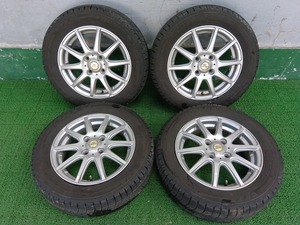 Wedsホイール!! 14x4.5J +45 冬タイヤ付き 165/65 4本セット 中古 売切!!