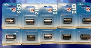 富士通 CR2C リチウム電池 3V カメラ用リチウム電池3V 推奨期限切れ　10個