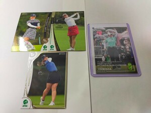 【吉田優利】EPOCH JLPGA 女子ゴルフカード ４枚セット EPOCH ONE 2028枚限定含む