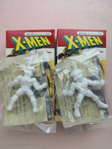  Shokugan hippopotamus ya(1994)*X-MEN can te- PVC doll * rhinoceros black psx 2( box attaching )