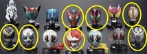 仮面ライダーマスクコレクション マスコレベストコレクション 対決編 7種_画像1