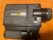 ELMO SUPER 8 SOUND 350SL MACRO エルモ 8ミリフィルムカメラ 付属品 ケース付 レトロ 1717-01-4_画像2