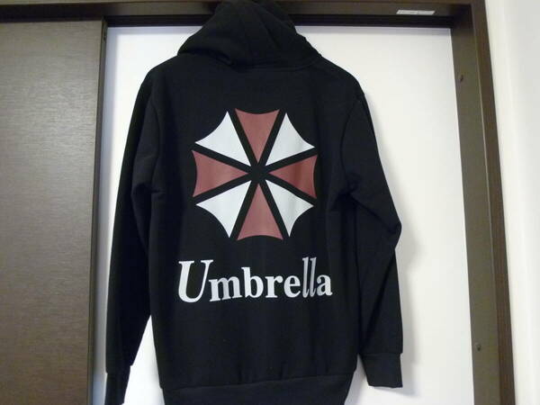 [即決]BIOHAZARD Umbrella バイオハザード アンブレラ ジップパーカー 裏起毛 Mサイズ　特典シール付き ☆タグ付き・新品・未使用★