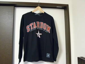 [即決]STARDOM　スターダム ロングTシャツ 長袖　Mサイズ　ジュリア選手タグ＆シール付き ☆新品・未使用★