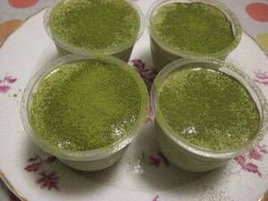 [K'S]!! powdered green tea. tiramisu cup sweets 4 piece 