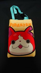 妖怪ウォッチ ジバニャン JIBANYAN ポーチ カバン 携帯入れ 小物入れ サイドリリース バックル 未使用 新品 ③