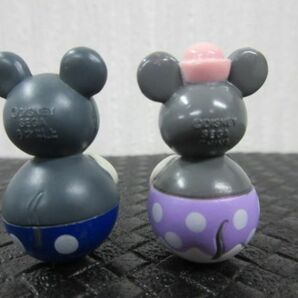 ディズニー Disny ミッキーマウス ミニーマウス Micky Minnie 起き上がりこぼし おきあがりこぼし 2個セット 美品 未使用 新品 ③の画像2