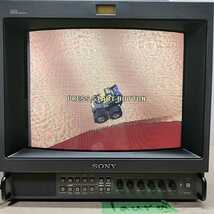 業務用 HRトリニトロン ビデオモニター SONY PVM-1454Q ジャンク_画像3