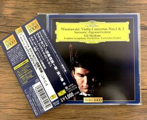 【国内盤】ヴィエニャフスキ/ヴァイオリン協奏曲第1＆2番、伝説曲・サラサーテ/ツィゴイネルワイゼン■ギル・シャハム＆フォスターLSO