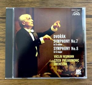 【国内Blu-Spec盤】ドヴォルザーク / 交響曲 第7＆8番 ■ ノイマン指揮チェコフィル（2010年国内再発盤）