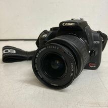R922 Canon EOS Kiss Digital N/CANON ZOOM EF-S 18-55mm 1:3.5-5.6 II/一眼レフデジタルカメラ/動作未確認 ジャンク品_画像1