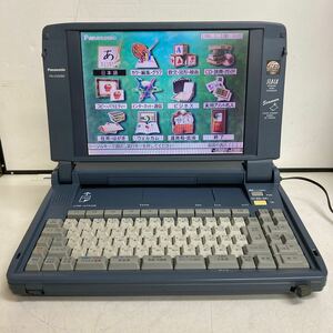 R928 Panasonic SLALA FW-U1CD360 パーソナルワープロ 本体のみ/通電OK ジャンク品