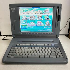 R929 SHARP Shoin WD-M900 日本語ワードプロセッサ/ワープロ 本体のみ/通電OK ジャンク品