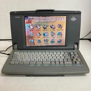 R941 TOSHIBA Rupo Qual JW-C660 東芝パーソナルワープロ 本体のみ/通電OK ジャンク品