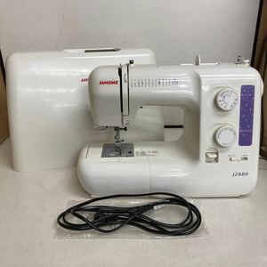 R986 JANOME J2880 MODEL 751型 ジャノメ ミシン 家庭用/通電OK ジャンク品