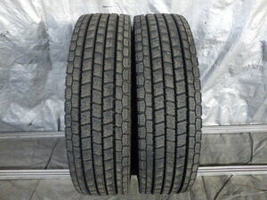 UT2625-トーヨータイヤ M920 275/80R22.5 151/148J 中古 7分山 2本セット スタッドレスタイヤ 2019年製