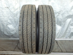 UT2121-ヨコハマ MY777 235/70R22.5 138/135J 中古 9分山 2本セット サマータイヤ 2020年製