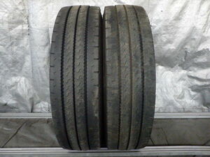 UT2452-トーヨータイヤ M317A 235/70R22.5 138/135J 中古 2本セット サマータイヤ