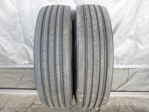 295/80R22.5 153/150J ダンロップ SP330 中古 9.9分山 2本セット サマータイヤ 2022年製