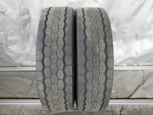 275/80R22.5 151/148J ダンロップ SP638 中古 9.9分山 2本セット オールシーズンタイヤ 2023年製 UT2772