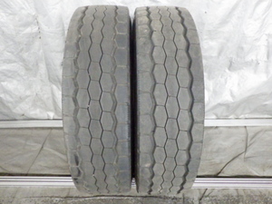 275/80R22.5 151/148J ダンロップ SP638 中古 9.9分山 2本セット オールシーズンタイヤ 2023年製 UT2774