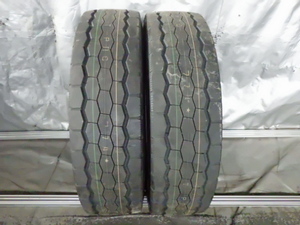 275/80R22.5 151/148J ダンロップ SP638 中古 9.9分山 2本セット オールシーズンタイヤ 2023年製 UT2773