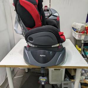 【中古】大阪引取歓迎 アップリカ チャイルドシート ディアターン バウンシングレッド 93057 回転式ベッド型 AB型【KTC2F148】の画像2