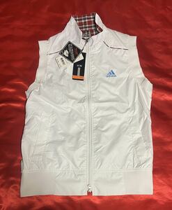 adidas ダブルZIP ベスト　高耐久撥水素材PAUL-RHEN 防風　サイズL