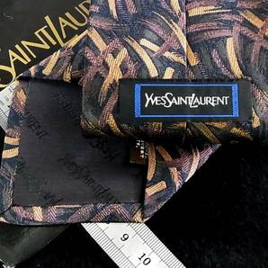 Ｙ■E1050Y●良品●【YSL】サンローラン ネクタイの画像2