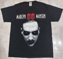 00'sマリリンマンソンtシャツmarilyn manson nine inch nails ministry korn slipknot white zombie pantera_画像1