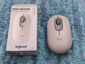 0603u1325　Logicool POP MOUSE M370GY 静音 ワイヤレスマウス 無線 Bluetooth Logi Bolt Unifying非対応 左右対称