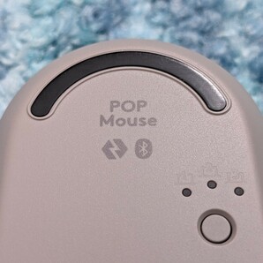 0603u1325 Logicool POP MOUSE M370GY 静音 ワイヤレスマウス 無線 Bluetooth Logi Bolt Unifying非対応 左右対称の画像7