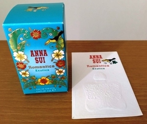 ANNA SUI　アナスイ　Romantica Exotica　ロマンティカ　エキゾティカ　オーデトワレ　香水　4ml　箱入り