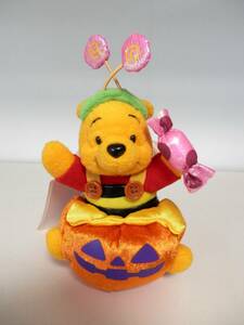 レア TDR ディズニー 2005年 ハロウィン プーさん ぬいぐるみバッジ ハチプー TDL ぬいば ミツバチ かぼちゃ