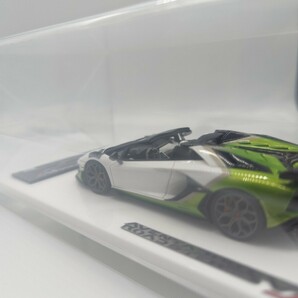 未開封 良番 限定35台 1/43 AXELLWORKS特注 EM669AX3 EIDOLON Lamborghini Aventador SVJ Roadster 2 tone paint メイクアップ アイドロンの画像3