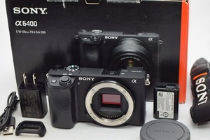 美品★SONY ソニー α6400 ボディ ブラック ILCE-6400★元箱付