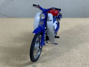 ◆FR39 バイク 模型 Honda SUPER CUB C 100 EBBRO 1/10スケール　コレクション　置物　オートバイ◆T