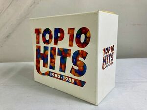 ◆FX56 音楽CD BOX ６枚組 TOP 10 HITS 1980~1989　洋楽ヒット曲集　歌詞本付き　懐メロ◆E