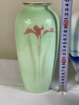 ◆FW163 陶磁器花瓶 4点まとめ　深川製磁、色絵彩磁など◆E_画像2