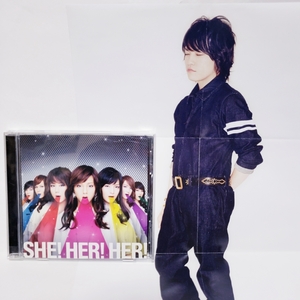 【超貴重!!!】Kis-My-Ft2★SHE!HER!HER!★CD＋女装ジャケット＋キス顔ポスター 通常盤 初回限定仕様★中古