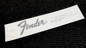 ★説明書&保証付き！◆Fender Japan 稀少モデル！Jazz Bass／PJBSP◆モダン ロゴ デカール ベース JB 補修/リペア◇オリジナル フェンダー